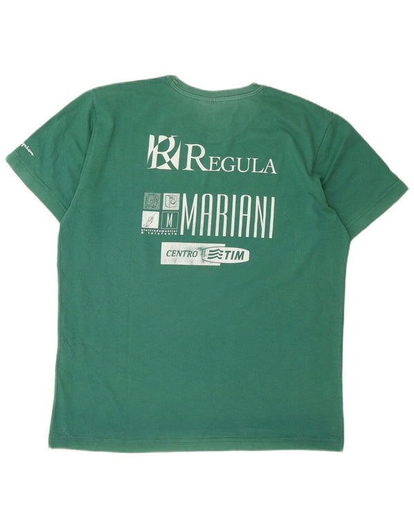 T-shirt grafica Champion da bambino, 15-16 anni, 2XL, cotone verde