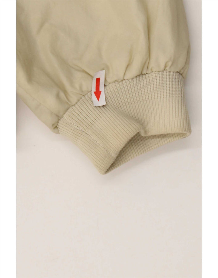 Giubbotto bomber con cappuccio da uomo Slam UK 44 2XL nylon bianco sporco