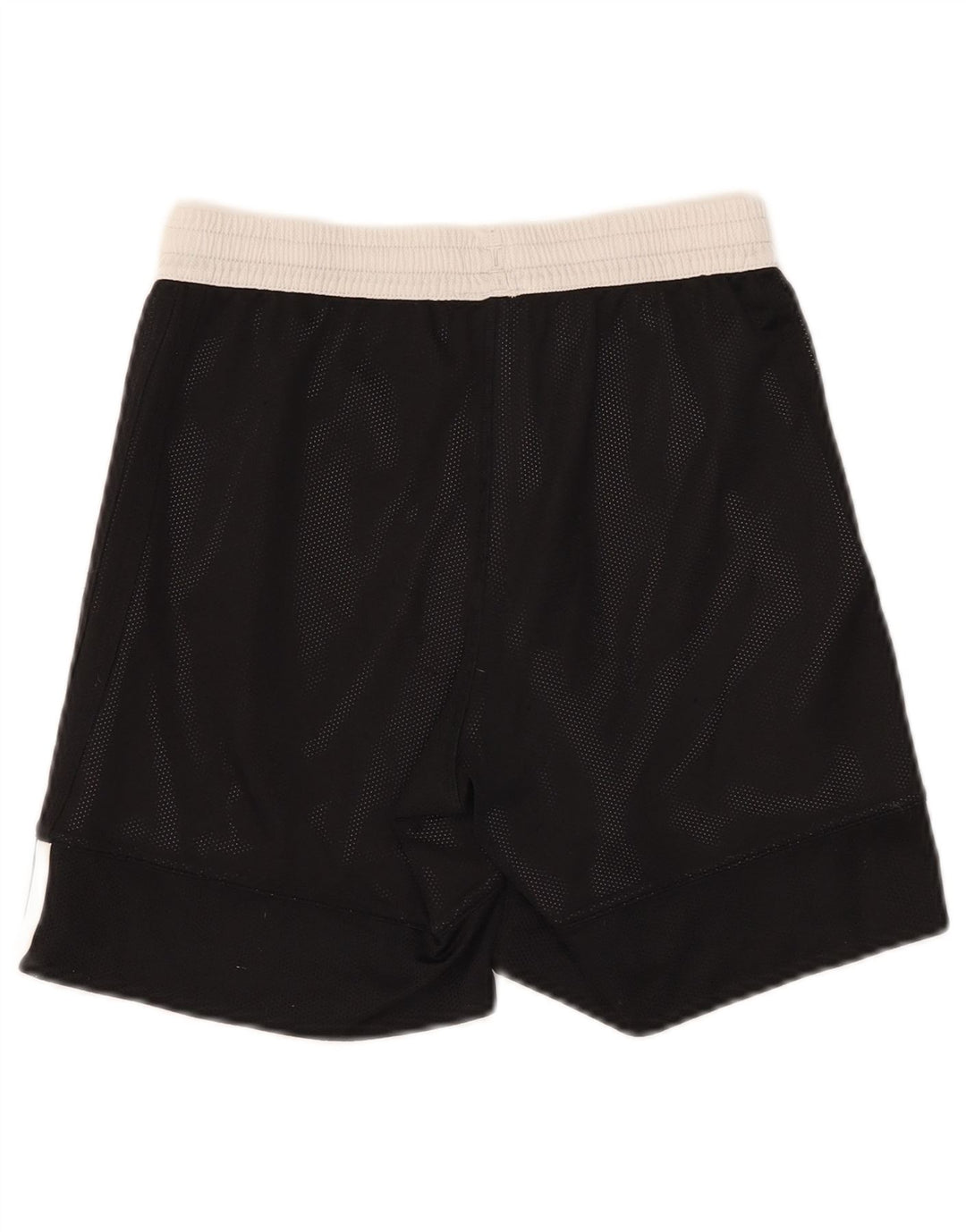 Pantaloncini sportivi Adidas da ragazzo 11-12 anni in poliestere color block nero