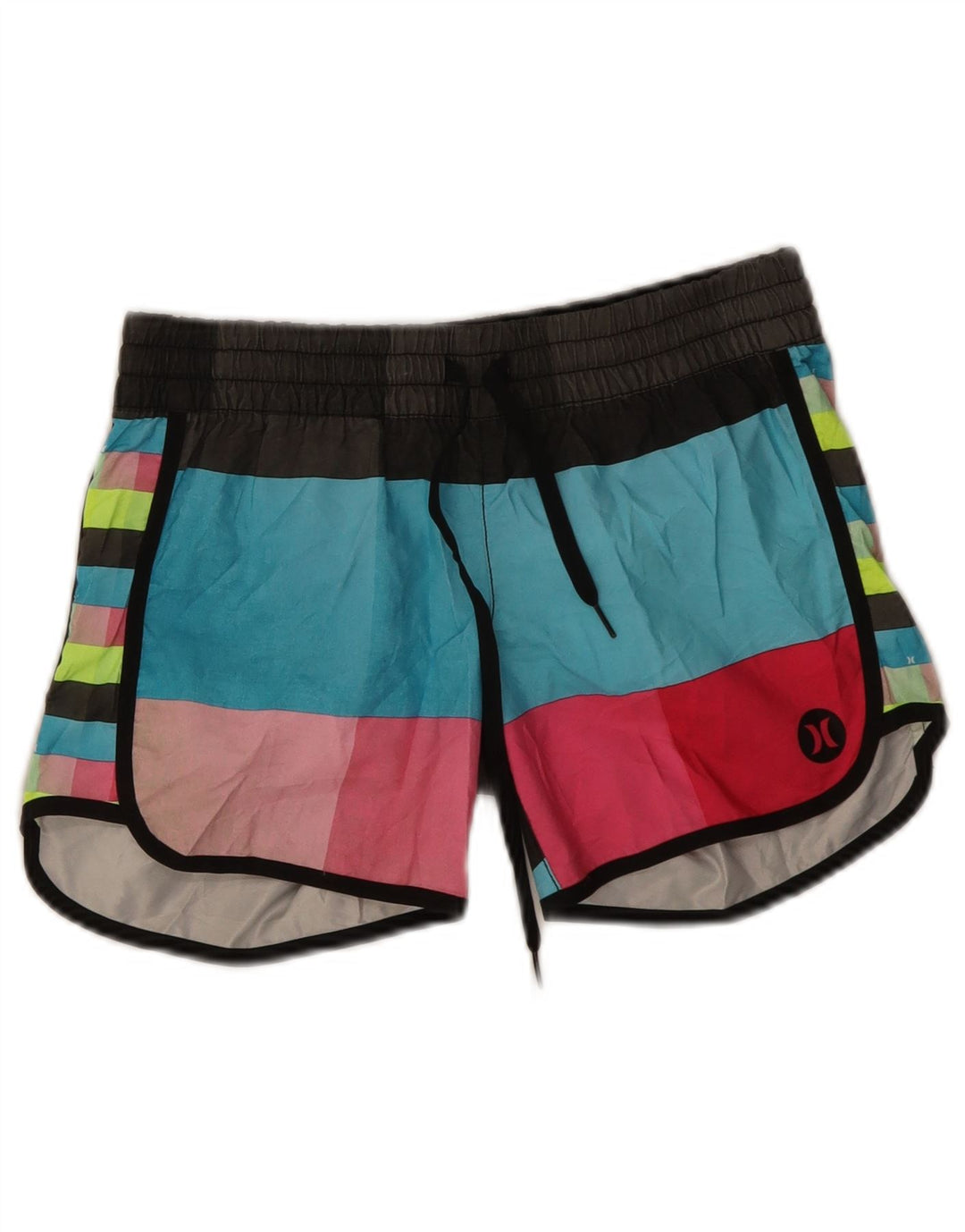 Pantaloncini da bagno da uomo Hurley XS in poliestere color block multicolore
