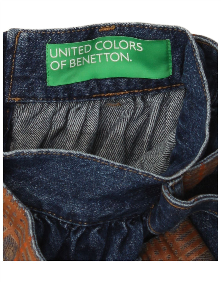 BENETTON Womens Denim Skirt W26 Small Navy Blue Vintage Benetton and Second-Hand Benetton from Messina Hembry 