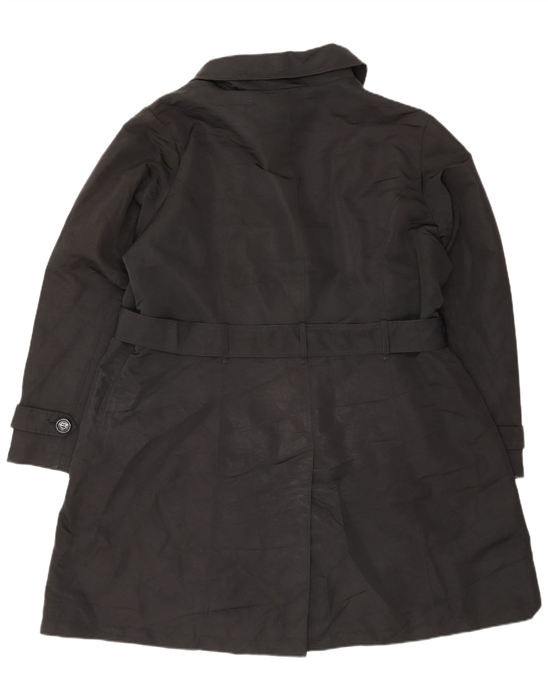 Trench da donna Marks & Spencer UK 22 3XL poliestere nero