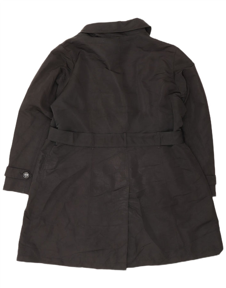 Trench da donna Marks & Spencer UK 22 3XL poliestere nero