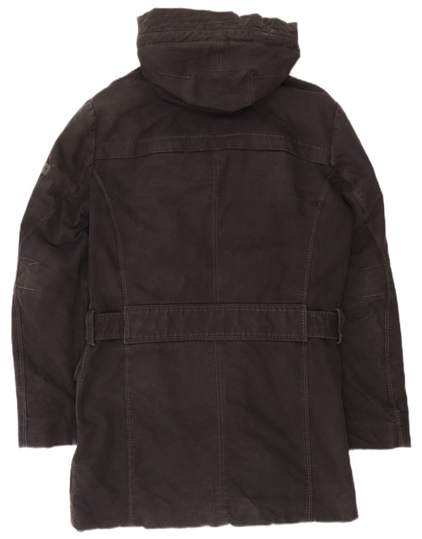 PEUTEREY Cappotto imbottito con cappuccio da uomo EU 52 Large Nero