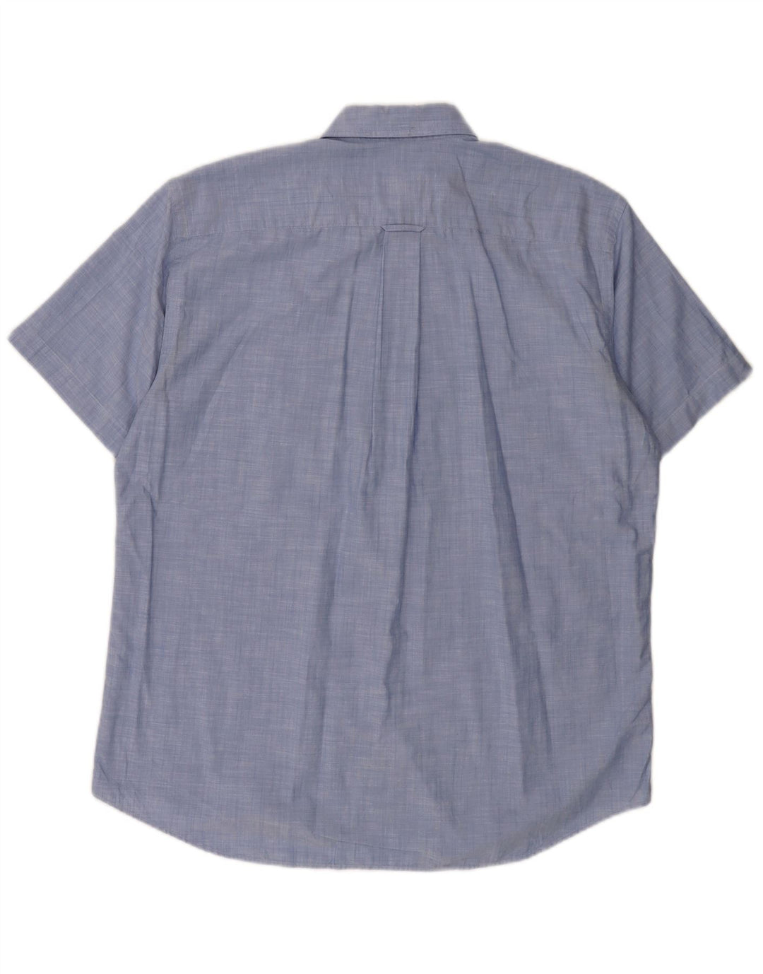 LACOSTE Camicia a maniche corte da uomo taglia 40 cotone blu medio