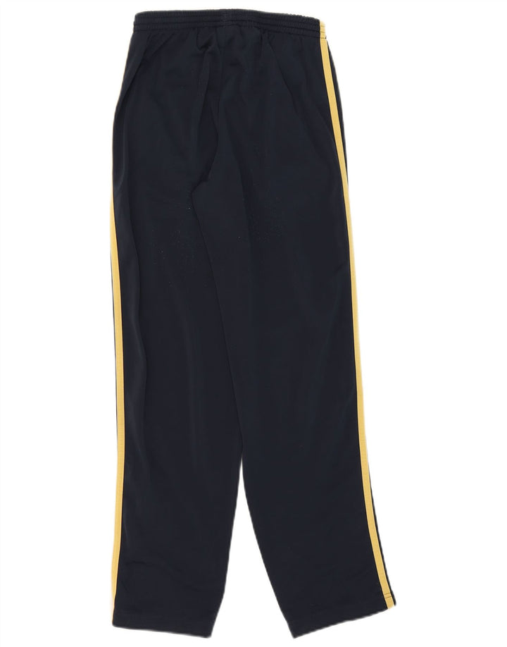 Pantaloni della tuta da ragazzo Adidas 11-12 anni in poliestere blu navy