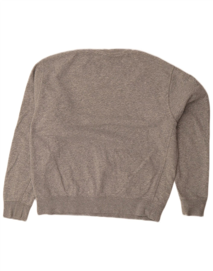 Felpa oversize da donna Nike Jumper UK 14 Cotone chiazzato grigio medio