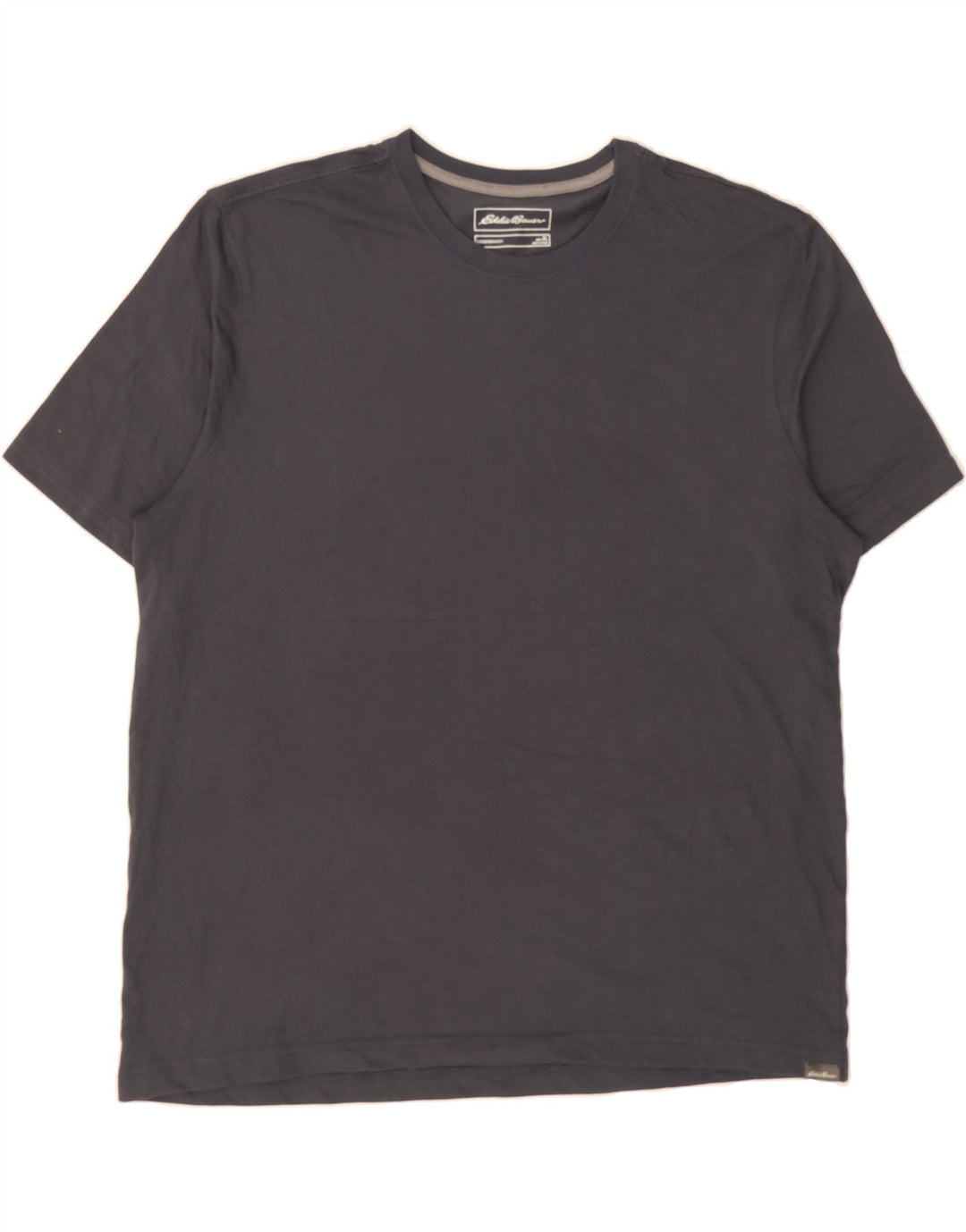 EDDIE BAUER Mens T-Shirt Top XL Navy Blue Cotton Vintage Eddie Bauer and Second-Hand Eddie Bauer from Messina Hembry 