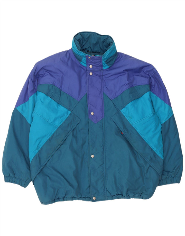 Giacca da sci con cappuccio da uomo Brugi IT 56 3XL Poliammide color block multicolore