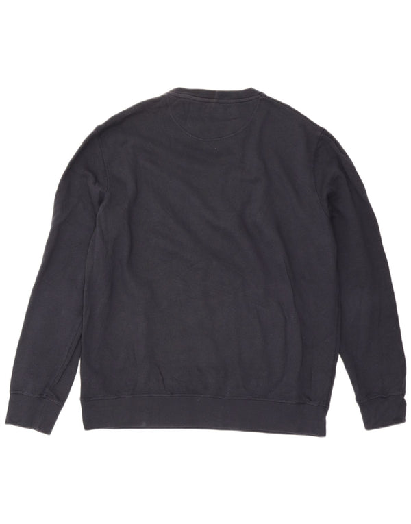 Felpa grafica da uomo Barbour maglione 2XL cotone blu navy