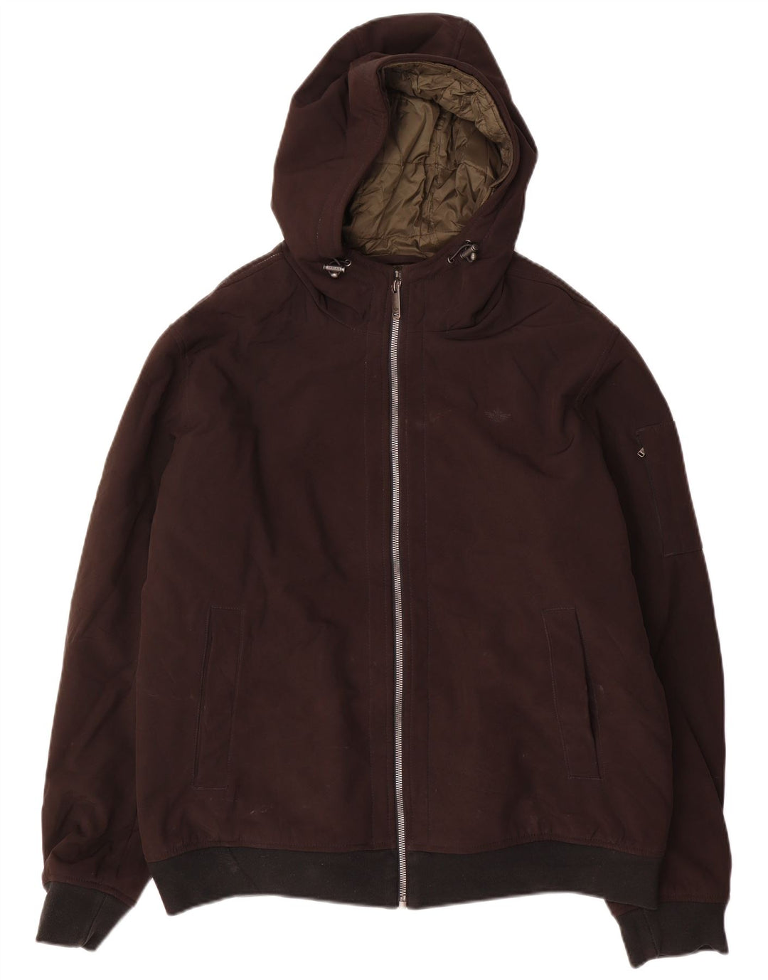 Dockers Bomber da uomo con cappuccio UK 42 XL Poliestere nero