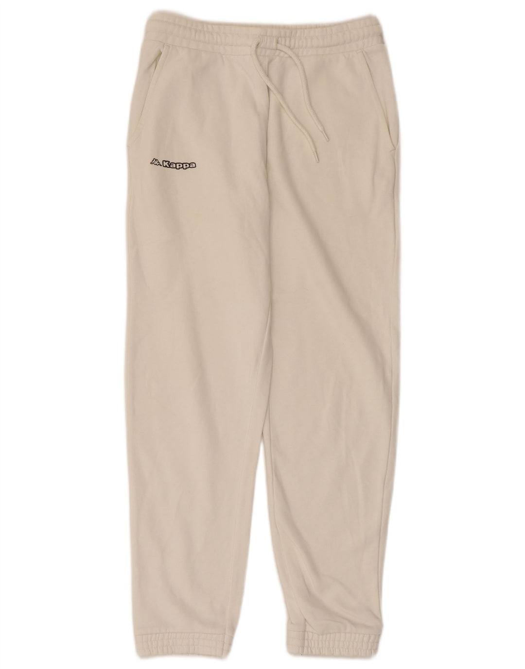 Pantaloni da tuta da uomo KAPPA Joggers piccoli in cotone bianco