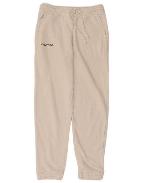 Pantaloni da tuta da uomo KAPPA Joggers piccoli in cotone bianco
