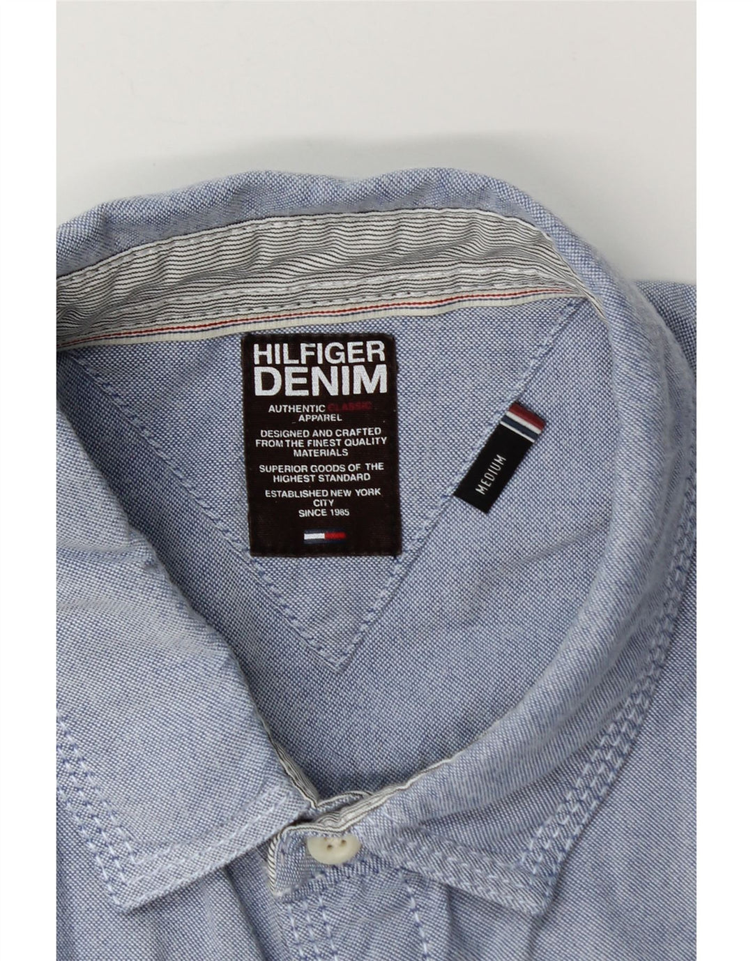 Camicia da uomo Tommy Hilfiger blu medio