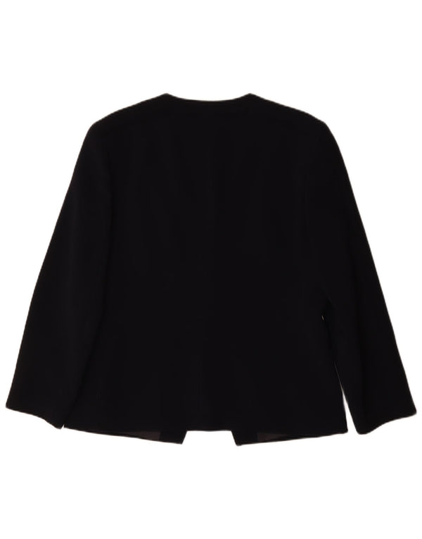 Giacca Blazer Donna Krizia Poi IT 48 XL Blu Navy Polietilene