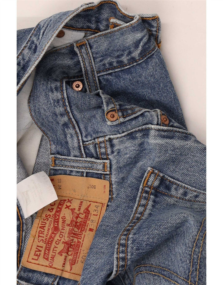 Levi's Uomo 501 Jeans dritti W38 L34 Cotone blu classico