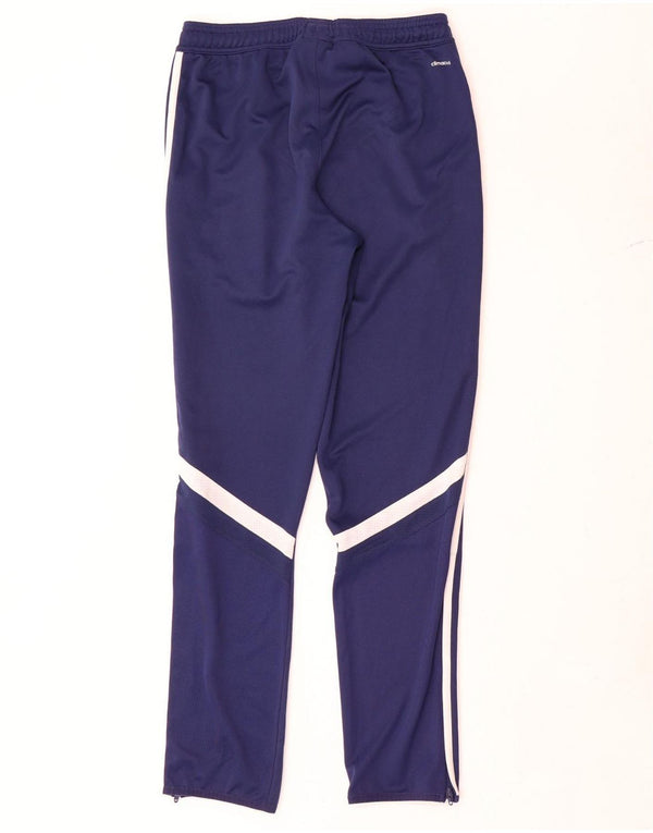 Pantaloni della tuta Adidas Climacool da ragazzo 13-14 anni in poliestere blu navy