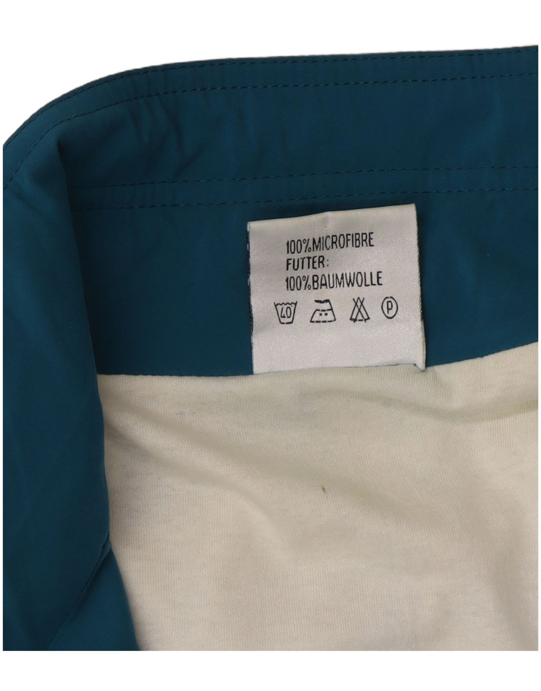 Giacca da ginnastica vintage da uomo, grande, in microfibra color block blu