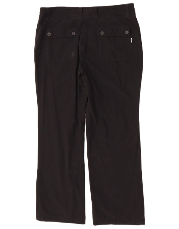 Pantaloni chino dritti da donna Rohan UK 14 Large W34 L29 Poliestere nero