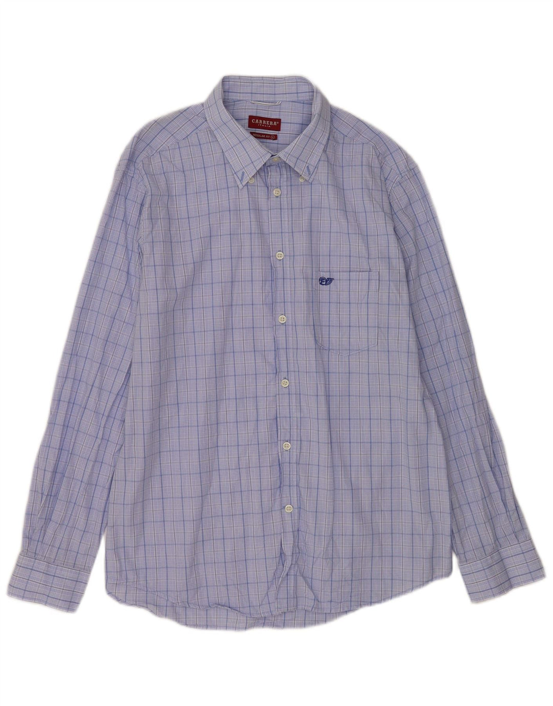 Camicia Carrera da uomo vestibilità regolare XL a quadri blu