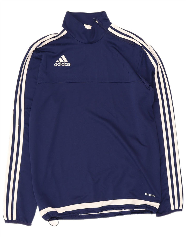 Adidas Uomo Climacool Pullover Tuta Top Small Blu Navy Colourblock