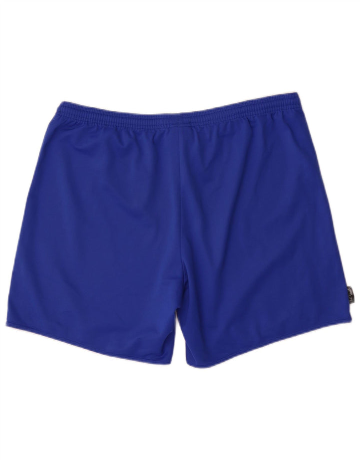 ADIDAS Mens Climalite Sport Shorts Large Blue Polyester
