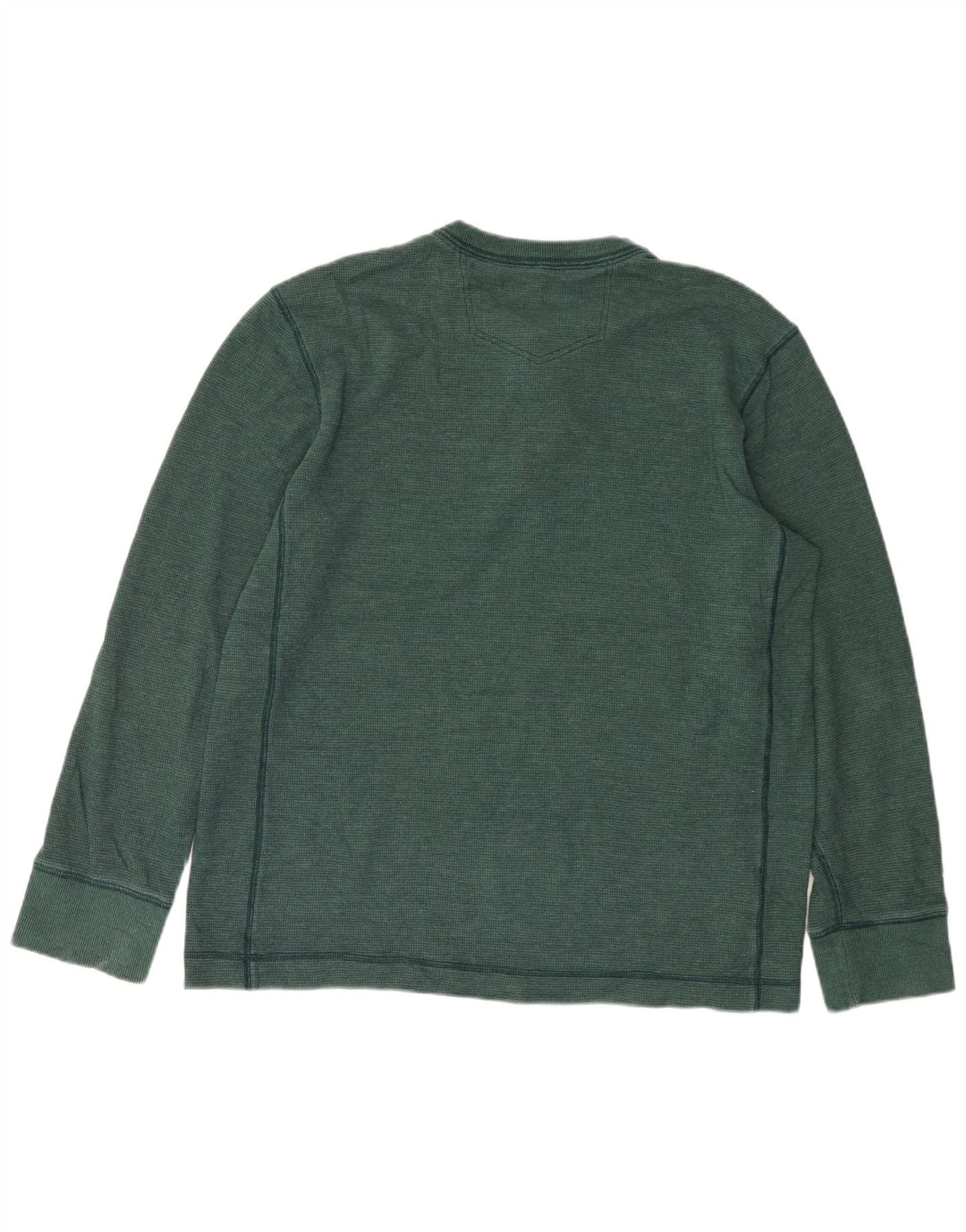 EDDIE BAUER Top da uomo a manica lunga grande in cotone verde