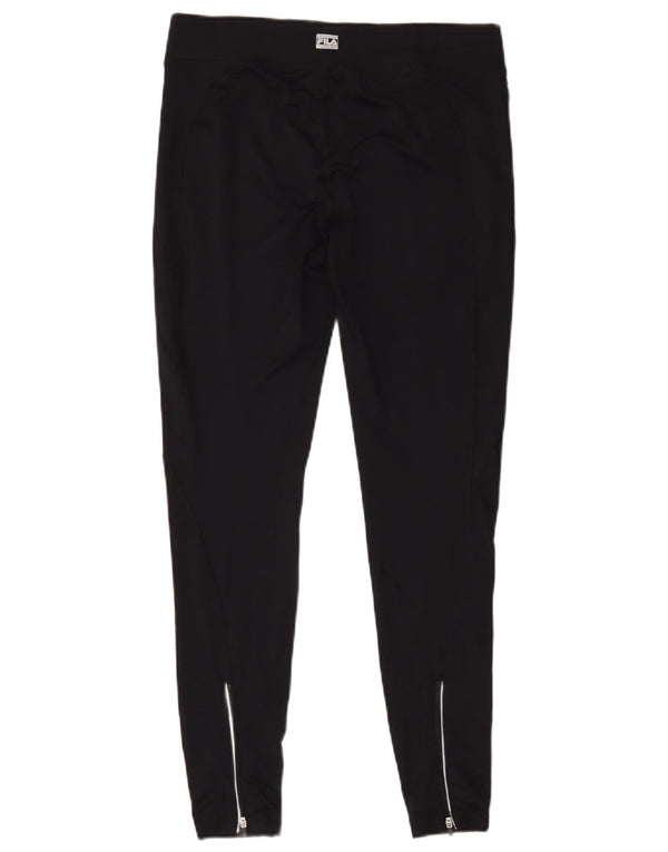 Leggings da donna Fila UK 14 poliestere nero medio