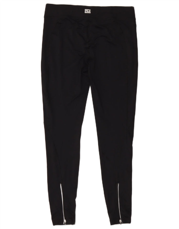 Leggings da donna Fila UK 14 poliestere nero medio