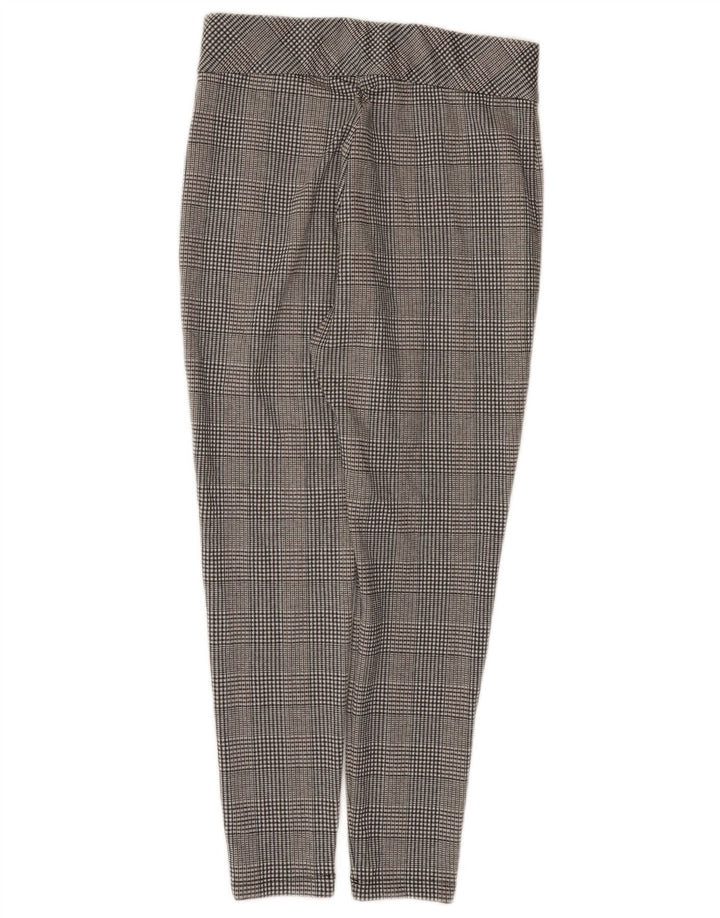 Leggings corti da donna Marks & Spencer UK 12 pied de poule grigio medio