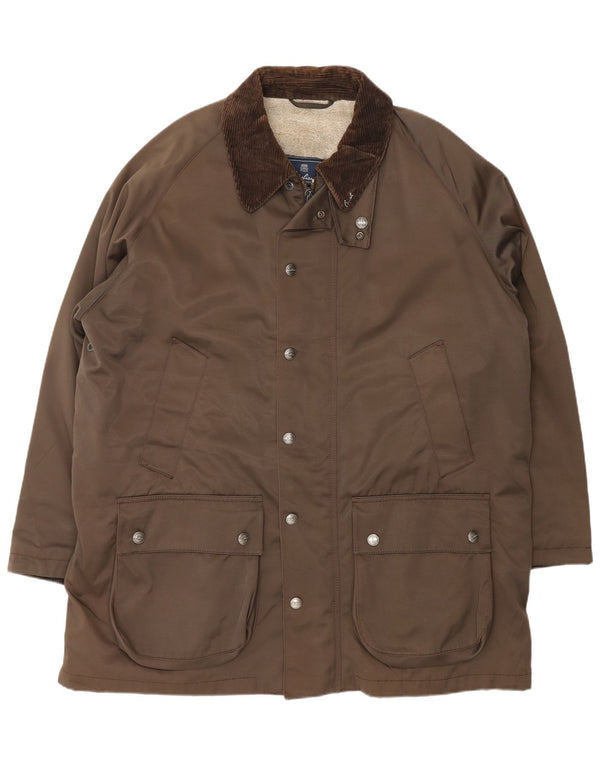 Corneliani Giacca Sherpa Utility Uomo IT 56 3XL Cotone Marrone