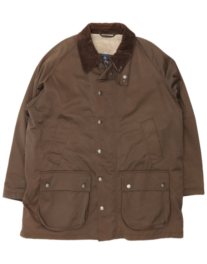 Corneliani Giacca Sherpa Utility Uomo IT 56 3XL Cotone Marrone