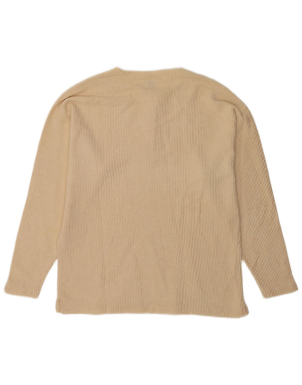 Levi's Uomo Top Manica Lunga Grande Cotone Beige
