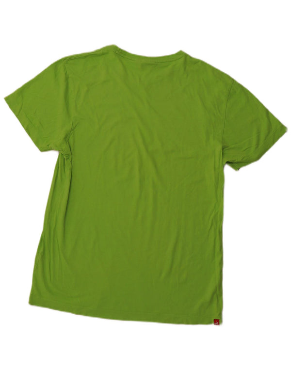 Puma T-shirt grafica da uomo Top Large Verde Sport