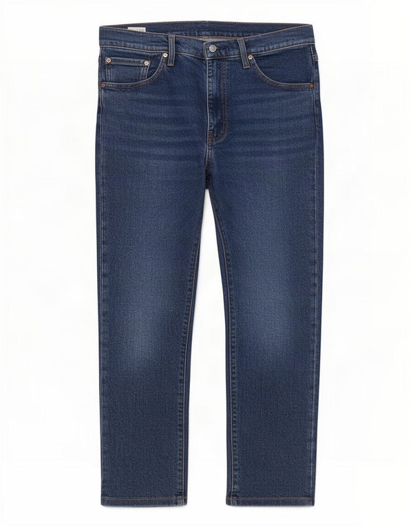 Jeans Levi's Uomo 512 Crop Tapered Slim W33 L26 Cotone Blu