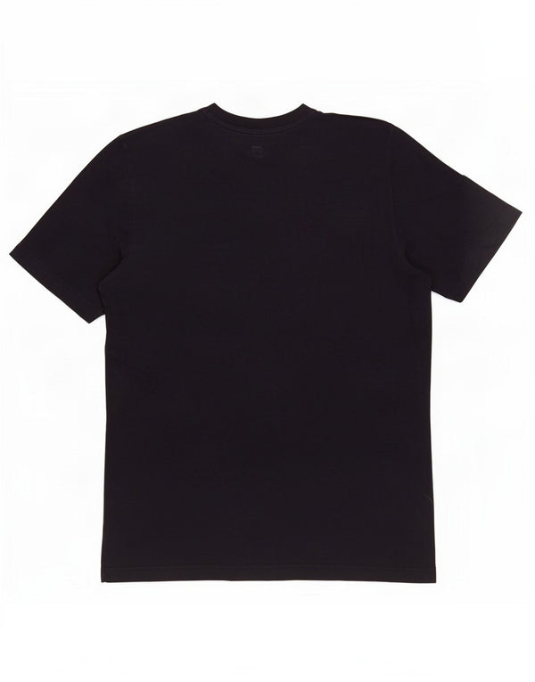 T-shirt grafica da uomo Adidas Top in cotone blu navy medio