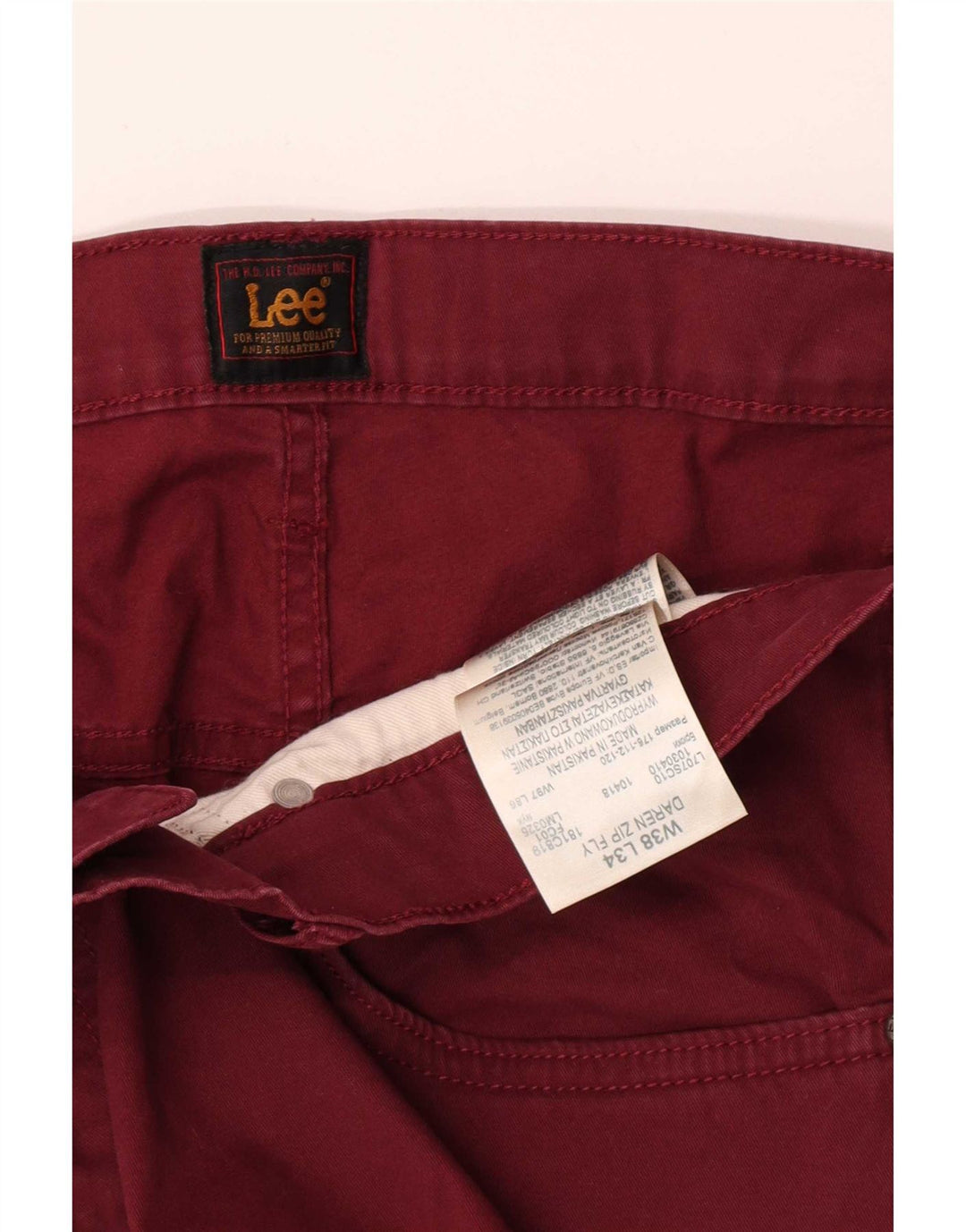 Pantaloncini casual da uomo Lee W38 XL in cotone marrone