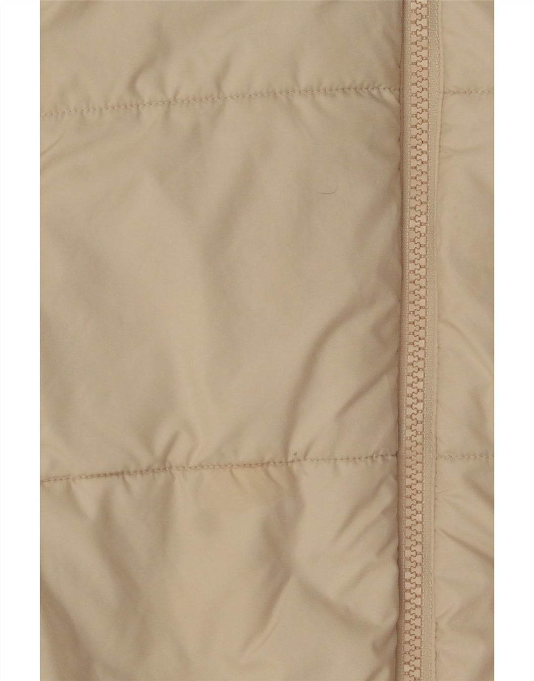 Giacca imbottita con cappuccio da donna Adidas UK 14 poliestere bianco sporco medio