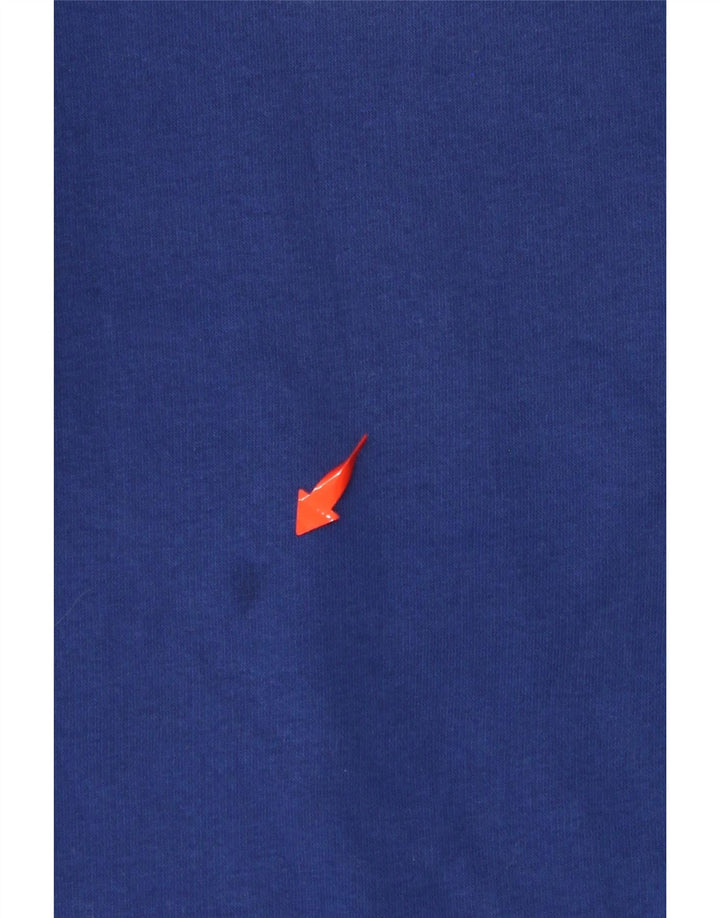 CHAMPION Felpa con grafica da uomo Maglione piccolo cotone blu