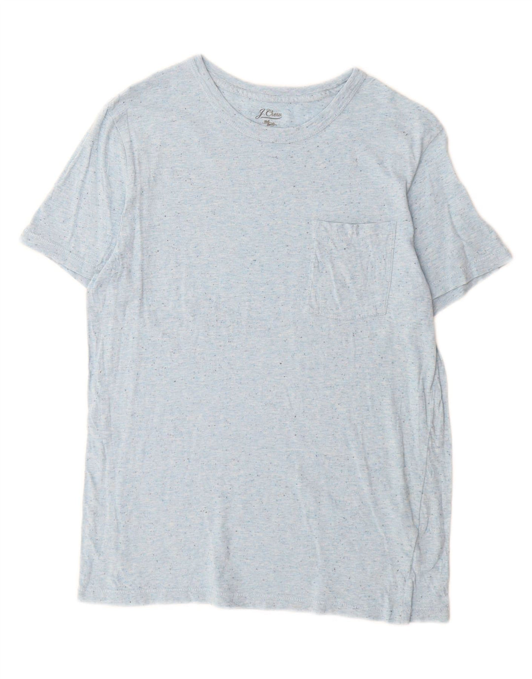 T-shirt da uomo J. Crew Top in cotone chiazzato blu piccolo