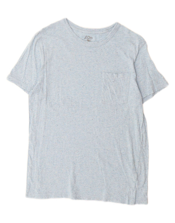 T-shirt da uomo J. Crew Top in cotone chiazzato blu piccolo