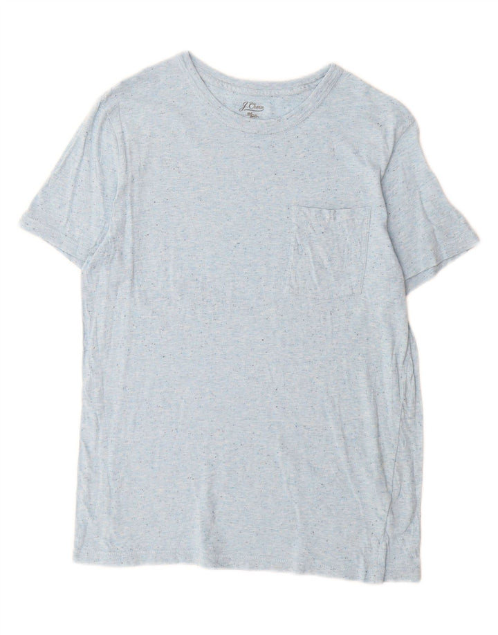 T-shirt da uomo J. Crew Top in cotone chiazzato blu piccolo