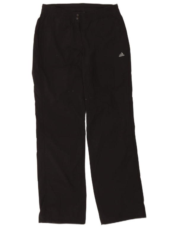 Pantaloni da tuta Adidas Climalite da donna UK 10 Small Poliestere nero