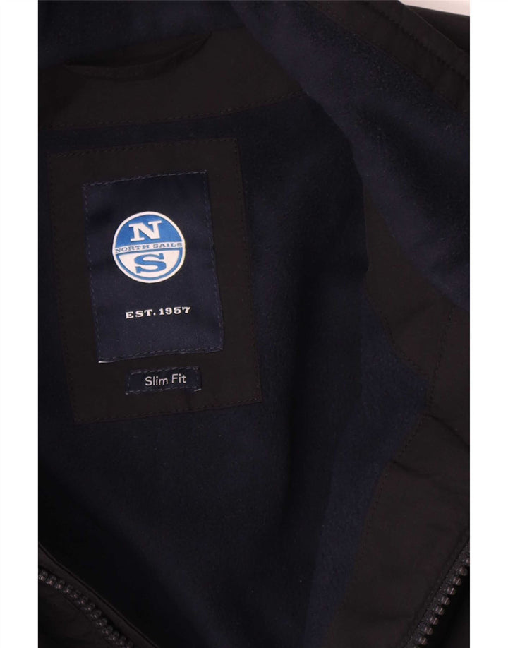 Giubbotto bomber slim fit da uomo North Sails UK 38 medio blu navy in poliammide