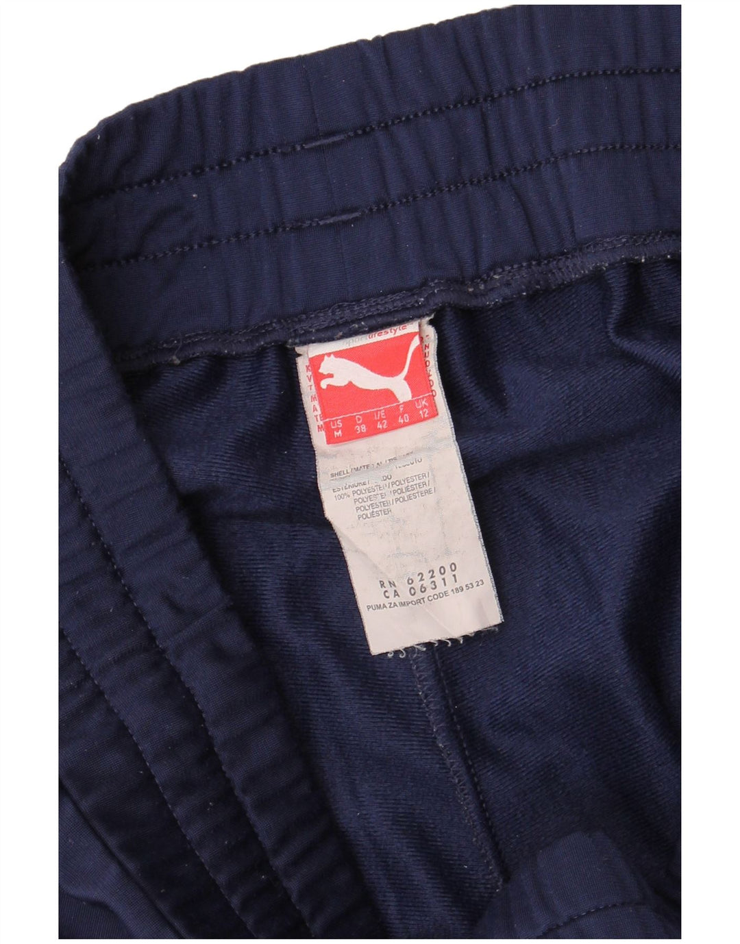 Pantaloni da tuta da donna PUMA Joggers UK 12 Medium Blu Navy Poliestere