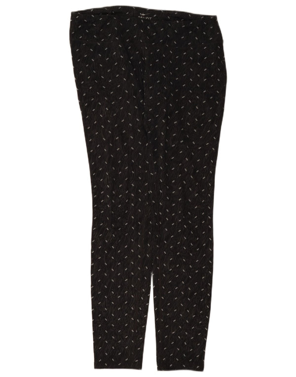 Leggings Nike Dri Fit da donna UK 14 grande nero maculato
