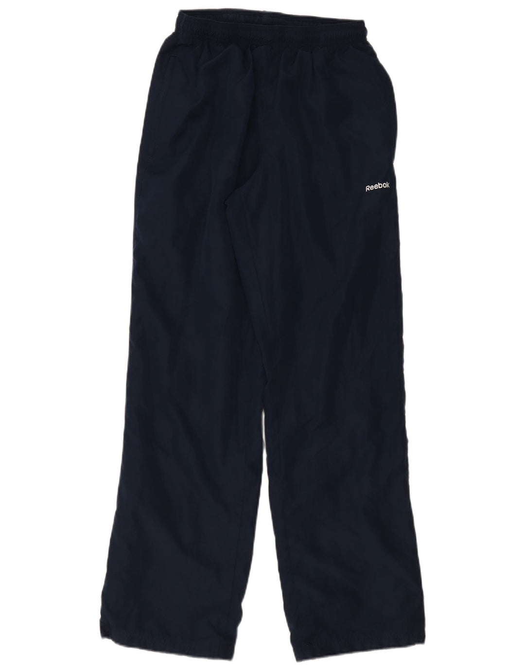 Pantaloni da tuta da uomo REEBOK piccoli in poliestere blu navy