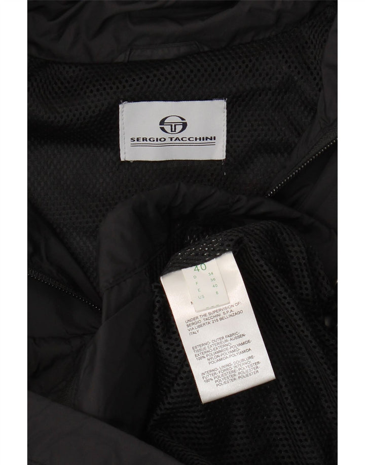 Giacca antipioggia Donna Sergio Tacchini IT 40 Small Nero Poliammide