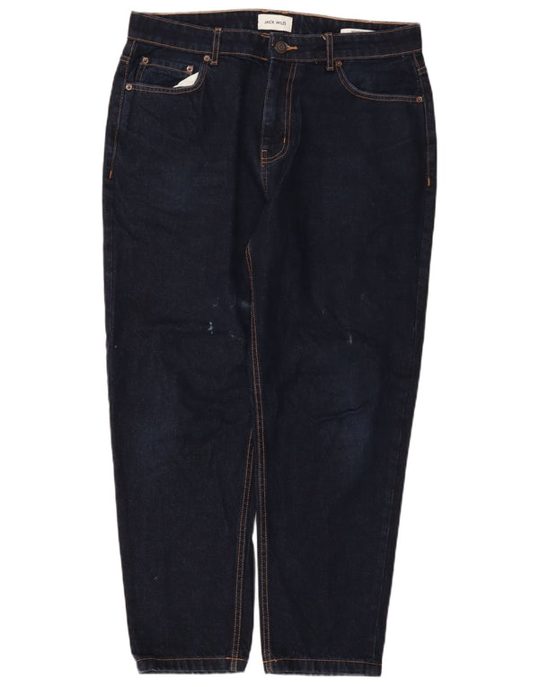 Jeans affusolati da uomo Jack Wills W34 L28 cotone blu navy