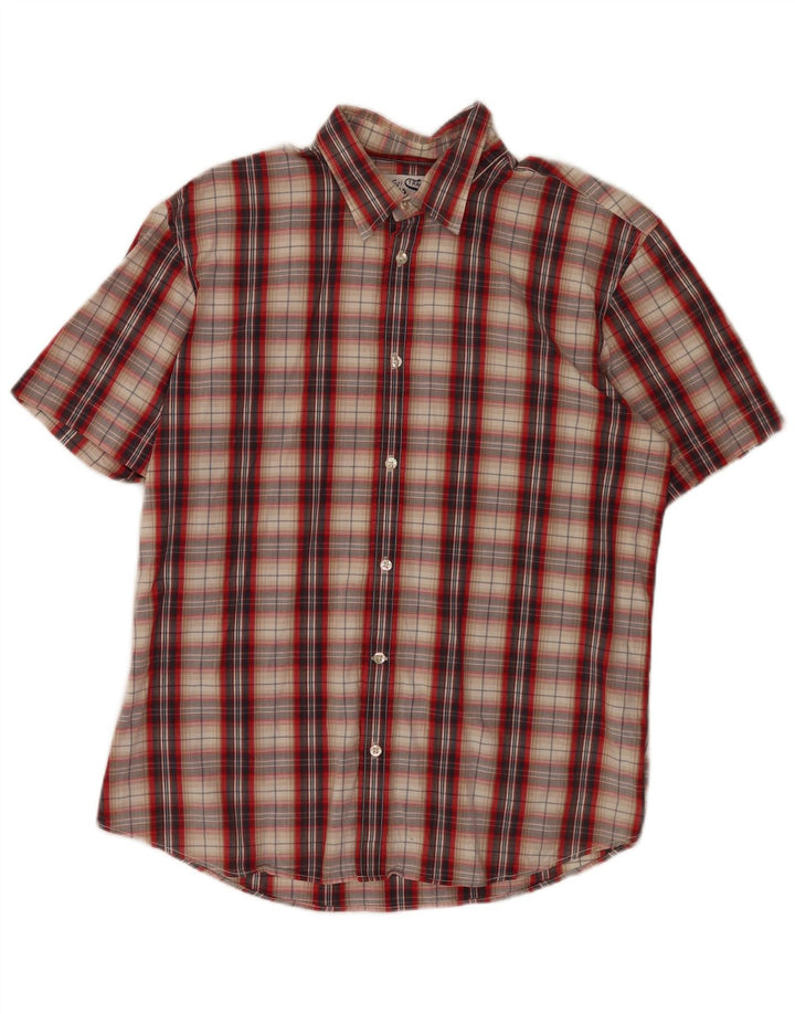 Camicia Levi's da uomo a maniche corte dal taglio classico, in cotone a quadri rossi grandi